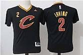 Youth Cleveland Cavaliers #2 Kyrie Irving Black Pride Swingman Jersey,baseball caps,new era cap wholesale,wholesale hats